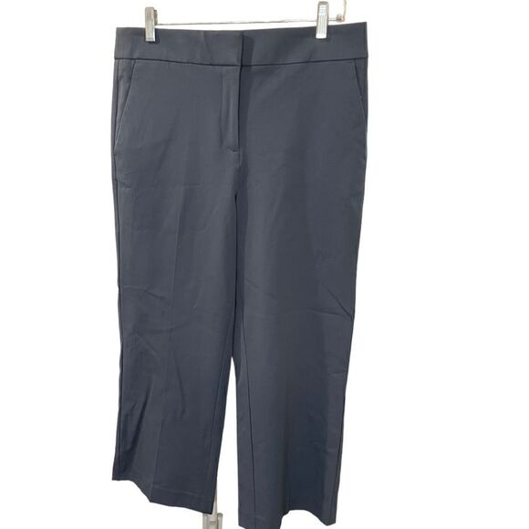 Loft High Rise Slim Wide Leg Crop Pants, Size 8 - Picture 1 of 7